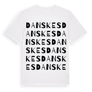 Danskes ordlek t-shirt – ekologisk bomull t-shirt från Pinshirt