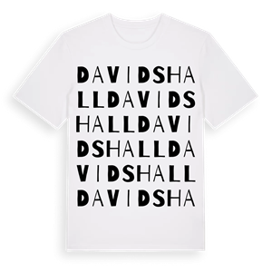 Davidshall ordlek t-shirt – ekologisk bomull t-shirt från Pinshirt