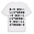 Davidshallstorg ordlek t-shirt