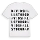 Davidshallstorg ordlek t-shirt