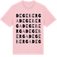 Pink Cotton t-shirt med Degeberga ordlek t-shirt