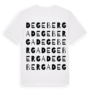 Degeberga ordlek t-shirt – ekologisk bomull t-shirt från Pinshirt
