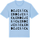 Blue Soul t-shirt med Dejebäcken ordlek t-shirt
