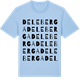 Blue Soul t-shirt med Deleberga ordlek t-shirt