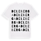 White t-shirt med Deleberga ordlek t-shirt