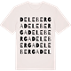 Vintage White t-shirt med Deleberga ordlek t-shirt