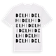 Delhi ordlek t-shirt