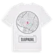 White t-shirt med Djupadal t-shirt