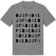 Mid Heather Gray t-shirt med Djupadal ordlek t-shirt