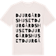 Vintage White t-shirt med Djurgårdshuset ordlek t-shirt