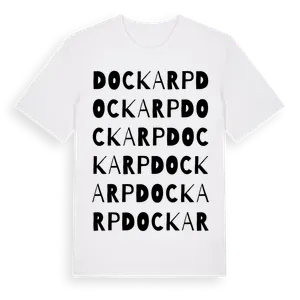 Dockarp ordlek t-shirt – ekologisk bomull t-shirt från Pinshirt