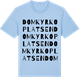 Blue Soul t-shirt med Domkyrkoplatsen ordlek t-shirt