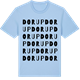 Blue Soul t-shirt med Dorup ordlek t-shirt