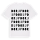 Dorup ordlek t-shirt