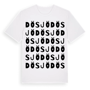Dösjö ordlek t-shirt – ekologisk bomull t-shirt från Pinshirt