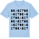 Blue Soul t-shirt med Draget ordlek t-shirt