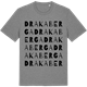 Mid Heather Gray t-shirt med Drakaberga ordlek t-shirt