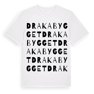 Drakabygget ordlek t-shirt – ekologisk bomull t-shirt från Pinshirt