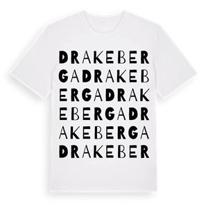 Drakeberga ordlek t-shirt – ekologisk bomull t-shirt från Pinshirt