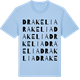 Blue Soul t-shirt med Drakelia ordlek t-shirt