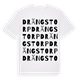 Drängstorp ordlek t-shirt
