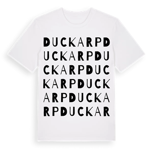 Duckarp ordlek t-shirt – ekologisk bomull t-shirt från Pinshirt
