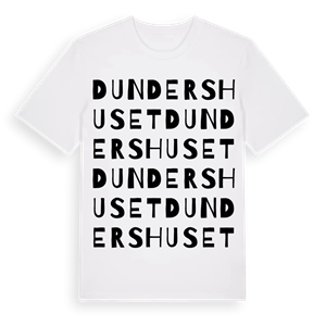 Dundershuset ordlek t-shirt – ekologisk bomull t-shirt från Pinshirt
