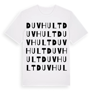 Duvhult ordlek t-shirt – ekologisk bomull t-shirt från Pinshirt