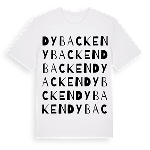 Dybacken ordlek t-shirt – ekologisk bomull t-shirt från Pinshirt