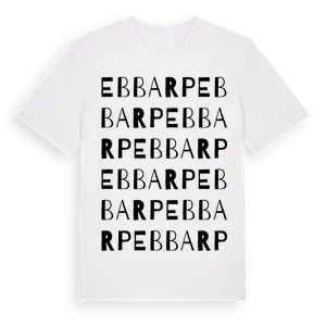 Ebbarp ordlek t-shirt – ekologisk bomull t-shirt från Pinshirt