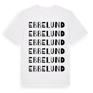 Ebbelund ordlek t-shirt – ekologisk bomull t-shirt från Pinshirt