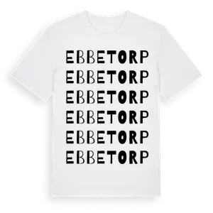 Ebbetorp ordlek t-shirt – ekologisk bomull t-shirt från Pinshirt