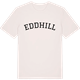 Vintage White t-shirt med Eddhill böjd t-shirt