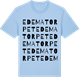 Blue Soul t-shirt med Edematorpet ordlek t-shirt