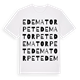 Edematorpet ordlek t-shirt