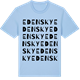 Blue Soul t-shirt med Edensky ordlek t-shirt