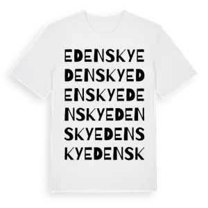 Edensky ordlek t-shirt – ekologisk bomull t-shirt från Pinshirt