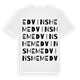 White t-shirt med Edvinshem ordlek t-shirt