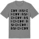 Mid Heather Gray t-shirt med Edvinshem ordlek t-shirt