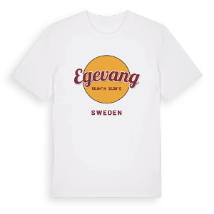 Egevang cirkel t-shirt – ekologisk bomull t-shirt från Pinshirt