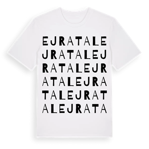 Ejratal ordlek t-shirt – ekologisk bomull t-shirt från Pinshirt