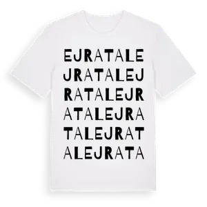 Ejratal ordlek t-shirt – ekologisk bomull t-shirt från Pinshirt