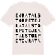 Vintage White t-shirt med Ejratalstorpet ordlek t-shirt