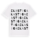 Ekastiga ordlek t-shirt