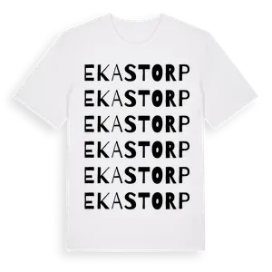 Ekastorp ordlek t-shirt – ekologisk bomull t-shirt från Pinshirt