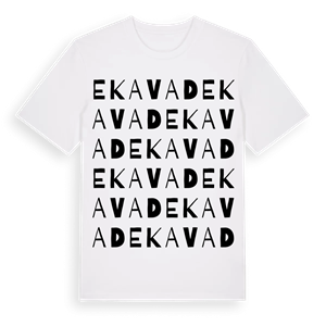 Ekavad ordlek t-shirt – ekologisk bomull t-shirt från Pinshirt