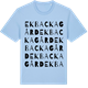 Blue Soul t-shirt med Ekbacka gård ordlek t-shirt