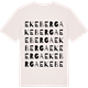 Vintage White t-shirt med Ekeberga ordlek t-shirt