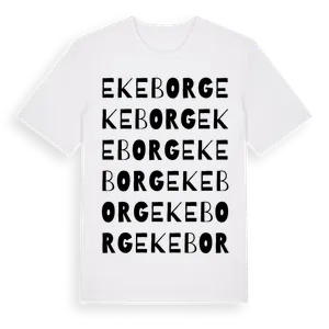 Ekeborg ordlek t-shirt – ekologisk bomull t-shirt från Pinshirt