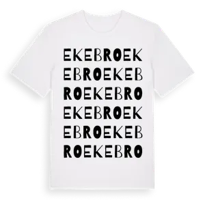 Ekebro ordlek t-shirt – ekologisk bomull t-shirt från Pinshirt